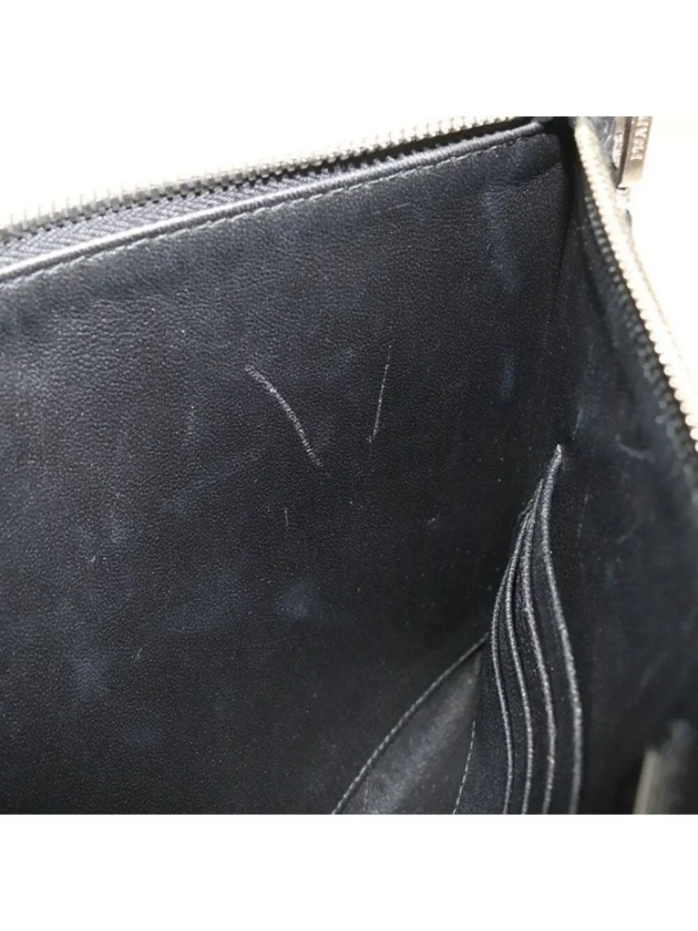 Prada Saffiano Leather Clutch Calfskin
